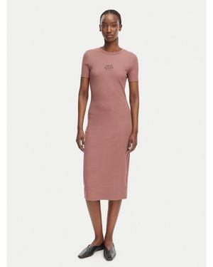 Calvin Klein Sommerkleid Lv044F241G Slim Fit - Rot