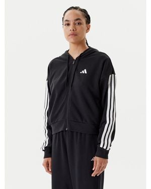 adidas Sweatshirt Essentials 3-Stripes Je0052 Regular Fit - Schwarz