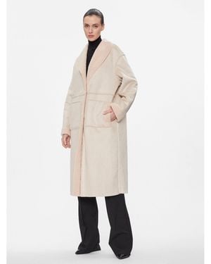 MARC AUREL Fellmantel 5496 1000 93142 Loose Fit - Natur