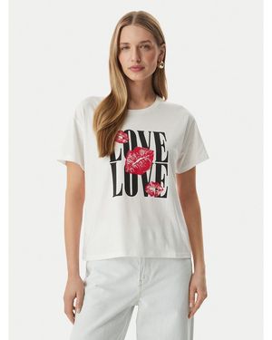 Morgan T-Shirt 261-Dove Regular Fit - Weiß