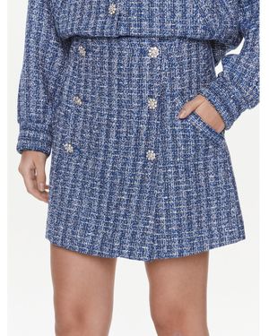 Custommade• Minirock Rachelle 999830902 Regular Fit - Blau