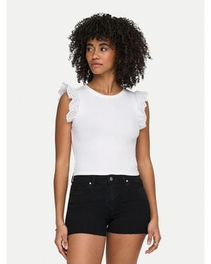 ONLY Top Mathilda 15308890 Regular Fit - Weiß