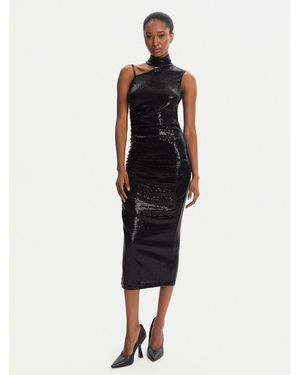 Versace Jeans Couture Coctailkleid Side Curly Plachet D 79Hao909 Slim Fit - Schwarz