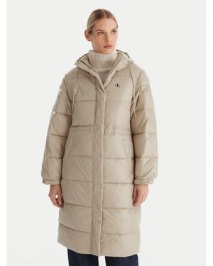 Calvin Klein Winterjacke Lv047D506G Relaxed Fit - Natur