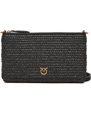 Pinko Handtasche Flat Horizontal Mini Pe 25 Pcpl 104277 A2Cf - Schwarz