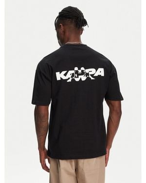 Kappa T-Shirt Nyle 351S5Gw Regular Fit - Schwarz