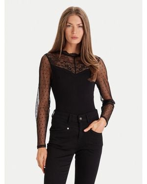 Morgan Bluse 252-Tglow Regular Fit - Schwarz