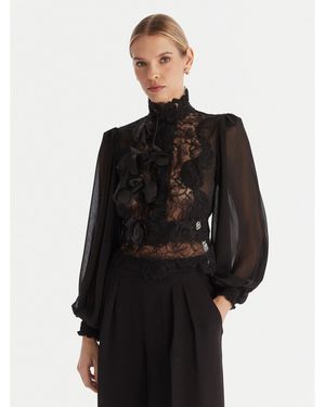 Babylon Bluse S00310 Regular Fit - Schwarz