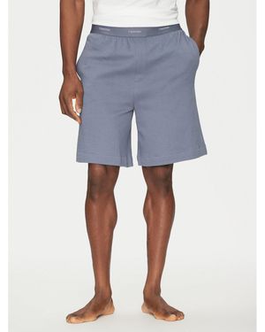 Calvin Klein Pyjamashorts 000Nm2707E Regular Fit - Blau