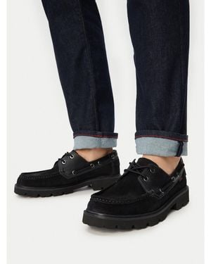 Clarks Slipper Cleyhill Boat 26186175 - Schwarz