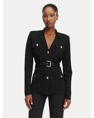 Elisabetta Franchi Sakko Mk-10B-62E2-V600 Slim Fit - Schwarz