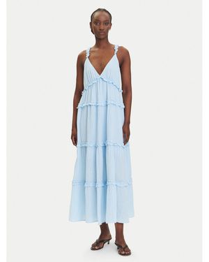 Y.A.S Sommerkleid Anina 26038014 Himmelblau Regular Fit