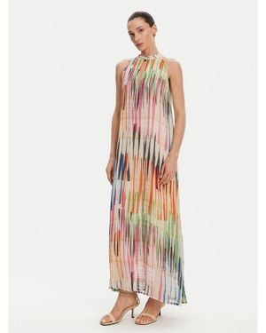 Lola Casademunt Sommerkleid Ls2516027 Relaxed Fit - Mehrfarbig