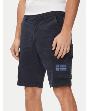 Napapijri Stoffshorts N-Horton Np0A4Hos Regular Fit - Blau