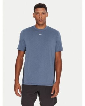 Reebok Technisches T-Shirt Running Ss Rk25180Ccm Regular Fit - Blau
