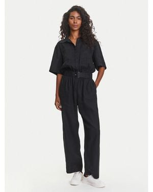 Tommy Hilfiger Jumpsuit Ess Ww0Ww47168 Regular Fit - Schwarz