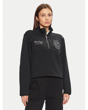 Converse Sweatshirt Retro 10027566-A01 Regular Fit - Schwarz