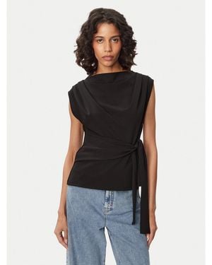 French Connection Bluse Zion 769C5 Slim Fit - Schwarz