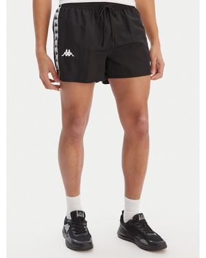 Kappa Badeshorts Banda Cali 304S6G0 Regular Fit - Schwarz
