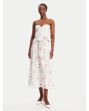 Bardot Coctailkleid Floral 58566Db2 Slim Fit - Weiß