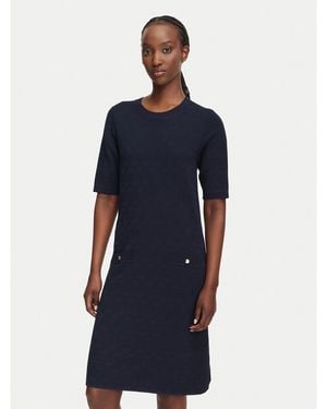 Joop! Strickkleid 263Kn32Kulana 30103289 Slim Fit - Blau