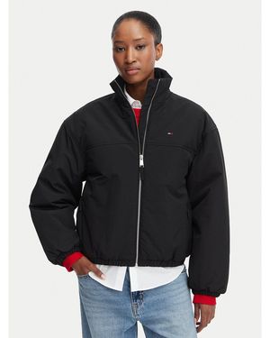 Tommy Hilfiger Übergangsjacke Dw0Dw22908 Regular Fit - Schwarz