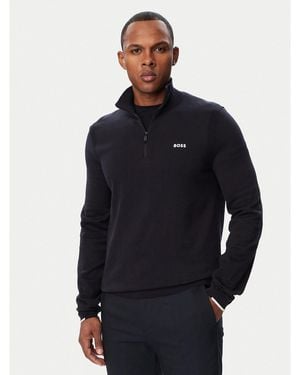 BOSS Pullover Ever-X Qz 50556146 Regular Fit - Blau