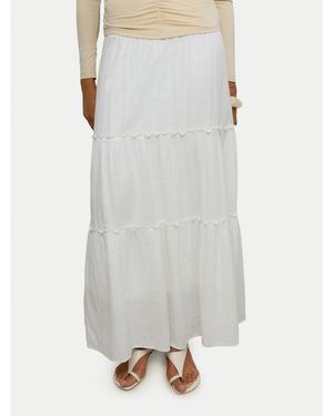 Vero Moda Maxirock Keeley 10316487 Regular Fit - Grau