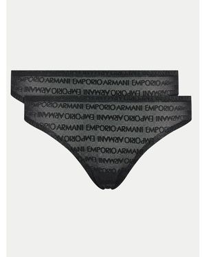 Emporio Armani 2Er-Set Stringtangas 163333 3F204 00020 - Grau