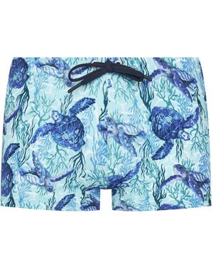Hom Badehose Tartane 402915 - Blau