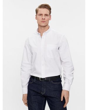 Tommy Hilfiger Hemd Oxford Monotype Mw0Mw33797 Weiß Slim Fit