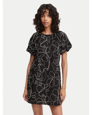 French Connection Kleid Für Den Alltag Rhodes 719Q1 Regular Fit - Schwarz