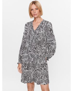 MARC AUREL Sommerkleid 6851 1001 24646 Relaxed Fit - Grau