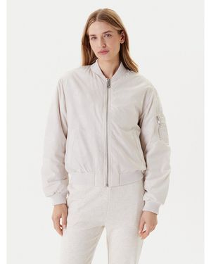 Guess Bomberjacke W5Yl08 Whdk2 Regular Fit - Grau