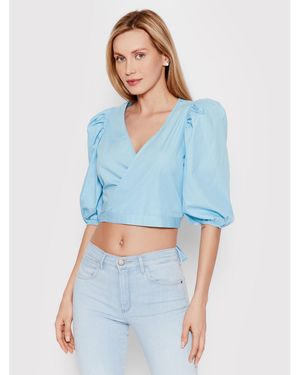DeeZee Bluse Doris Dz039 Regular Fit - Blau
