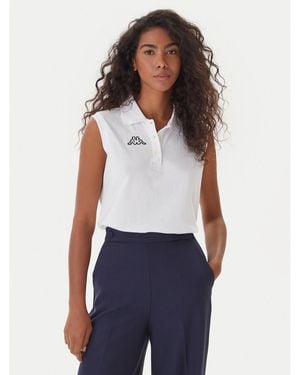 Kappa Poloshirt Logo Tennis 302Lr20 Slim Fit - Blau