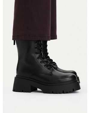 DeeZee Schnürstiefeletten Ceo-A251-2 - Schwarz