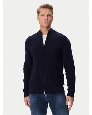 GANT Strickjacke 8050334 Regular Fit - Blau