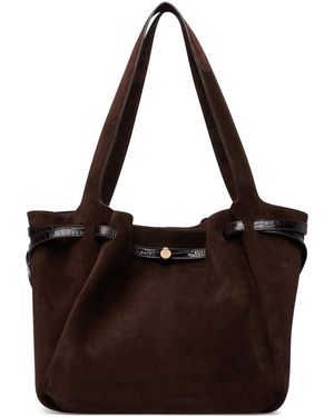 Tory Burch Handtasche Romy Suede Tote 186348 - Braun