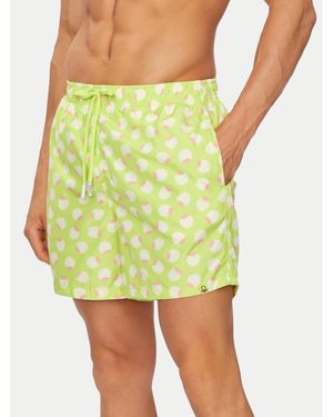 Benetton Badeshorts 54Mx6X00R Regular Fit - Gelb
