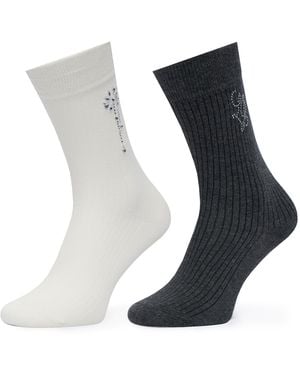 Liu Jo Lange Socken 2F6079 T0300 - Weiß