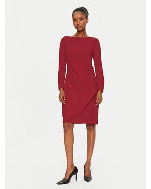 DKNY Coctailkleid Dd4H1242 Slim Fit - Rot