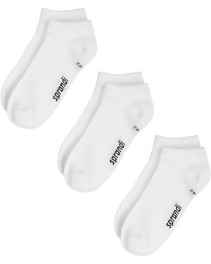 Sprandi Kurze Socken 0Mb-003-Aw23 (3-Pack) - Weiß