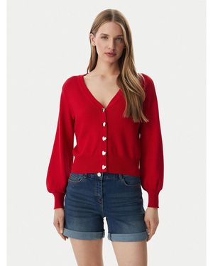 Morgan Strickjacke 261-Mlike Regular Fit - Rot