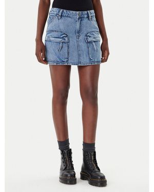G-Star Raw Jeansrock D27703-D536 Regular Fit - Blau