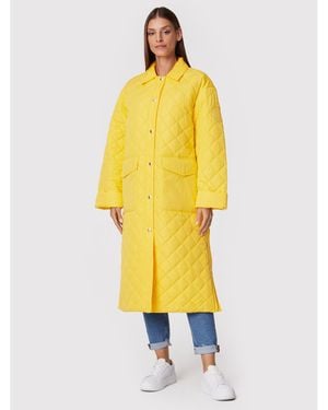 Tommy Hilfiger Übergangsjacke Quilted Sorona Ww0Ww35551 Relaxed Fit - Gelb
