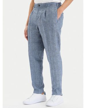 Tommy Hilfiger Stoffhose Smart Mw0Mw42715 Regular Fit - Blau