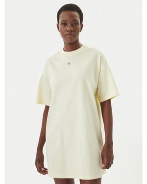 Calvin Klein Kleid Für Den Alltag Lv047F228G Oversize - Natur