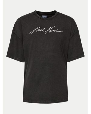 Karlkani T-Shirt Km242-048-6 Boxy Fit - Schwarz