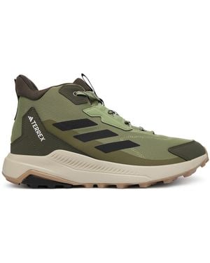 adidas Trekkingschuhe Terrex Anylander Mid Hiking Shoes Jr6596 - Grün